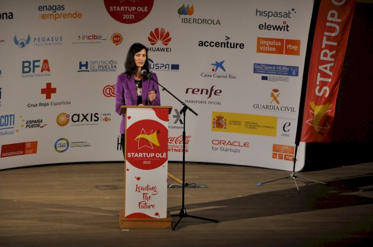 La comisaria europea de Innovación asiste a una nueva jornada del evento tecnológico Startup Olé